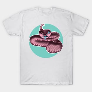 Sassy Snake (teal) T-Shirt